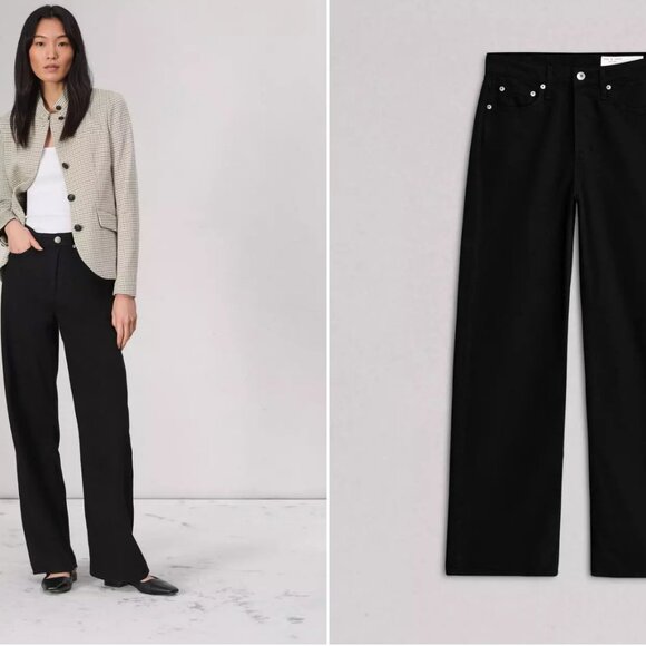 rag and bone logan wide leg jeans - Picture 1 of 4